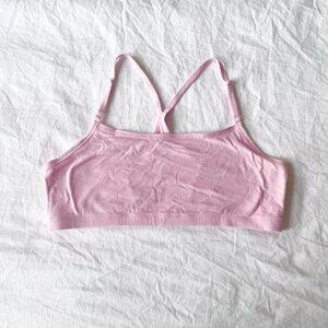 Fruit of the Loom Pink cotton sports bra or bralette adjustable straps 2XL XXL